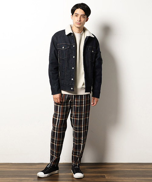 【パープル&イエロー】
今日のおすすめ。秋冬の決めスタイリング！