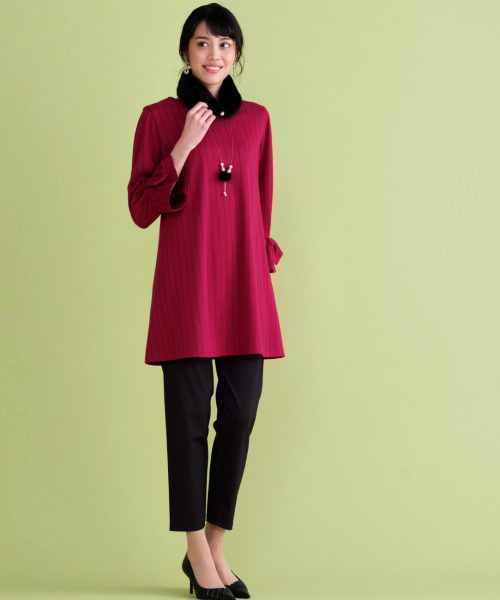 Misselスタッフのカットソーを使ったレディースファッションコーディネート No