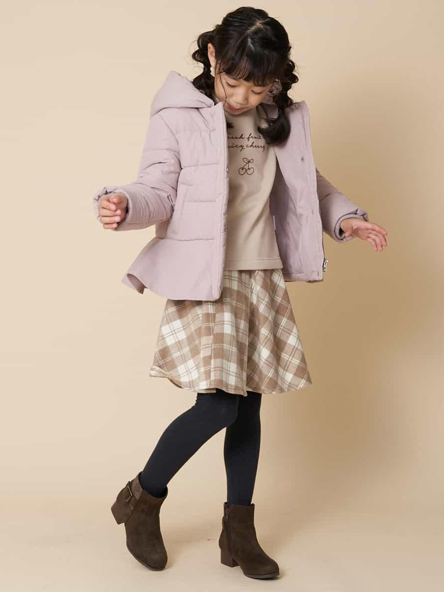 モデル身長：123cm
着用サイズ：120サイズ