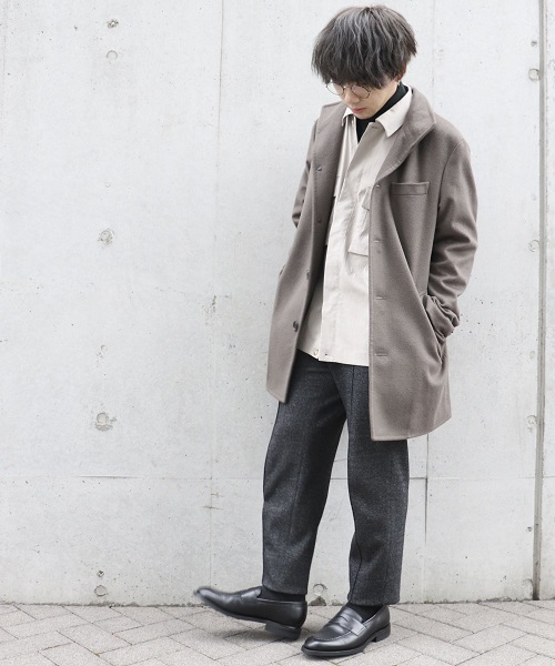 【コムサイズム メンズ】
今日のおすすめ。冬の決めスタイリング！
モデル身長：165cm