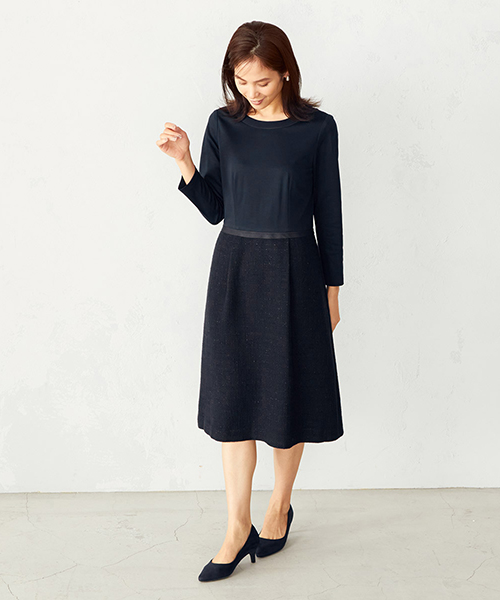 セットアップ対応 ラメツイード ワンピース ドレス Comme Ca Ism コムサイズム ファッション通販 タカシマヤファッションスクエア