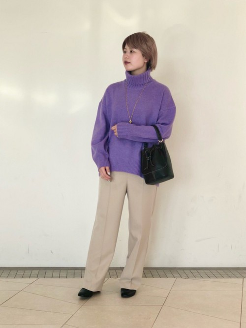 BEAUTY&YOUTH UNITED ARROWS ニット・セーター F 紫