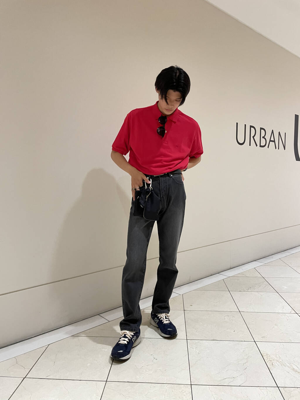 URBAN RESEARCHスタッフのポロシャツを使ったメンズファッション