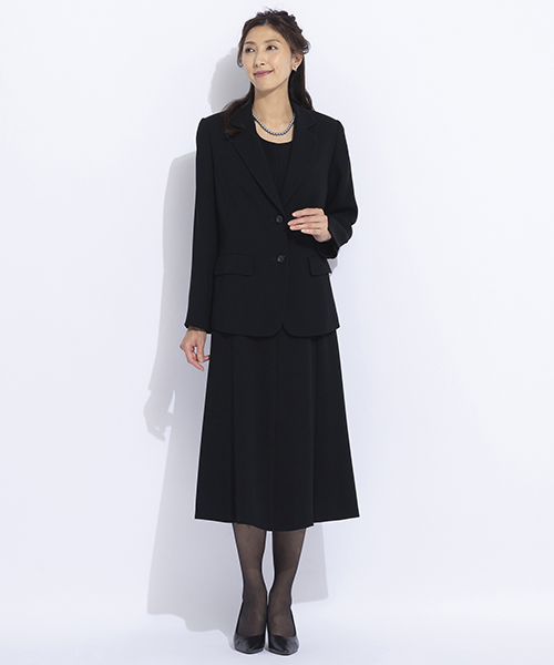 【リリアンビューティ】Lサイズ　きちんとしたものを揃えておきたいブラックフォーマル。