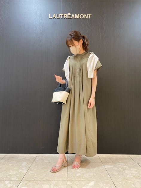 セール】 キーホールリラクシーワンピース≪手洗い可能