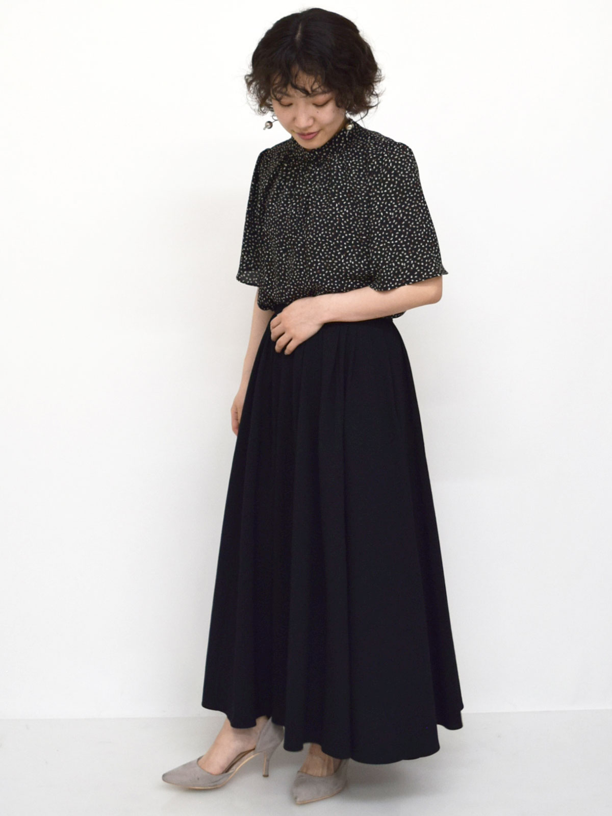 staff：153cm
着用サイズ：M