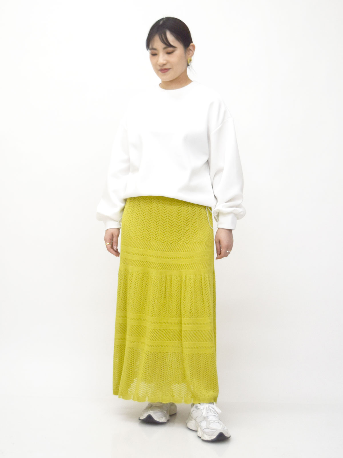 staff：153cm
着用サイズ：M