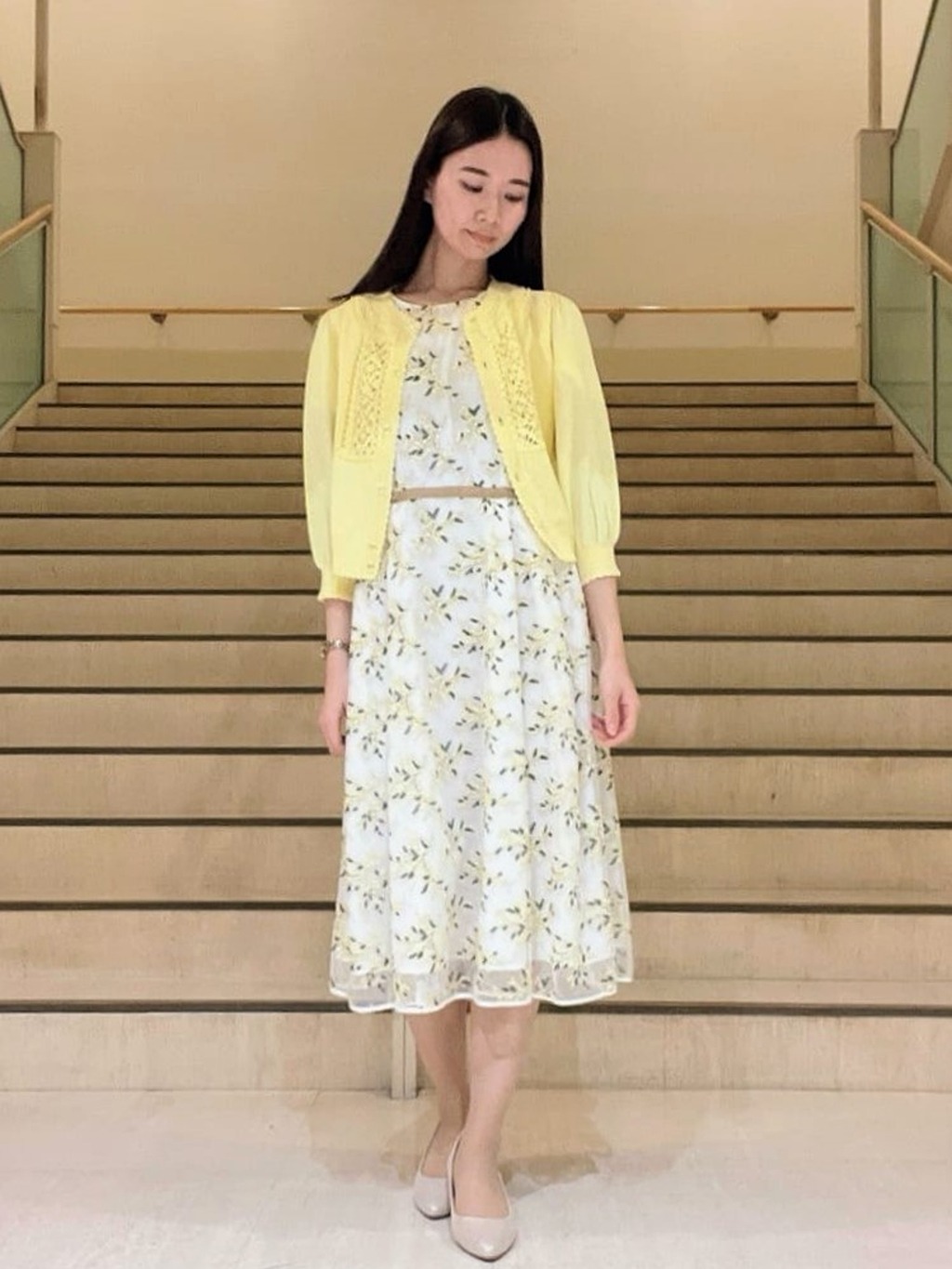 ジャカードタック ワンピース （ロング・マキシ丈ワンピース）｜TO BE  