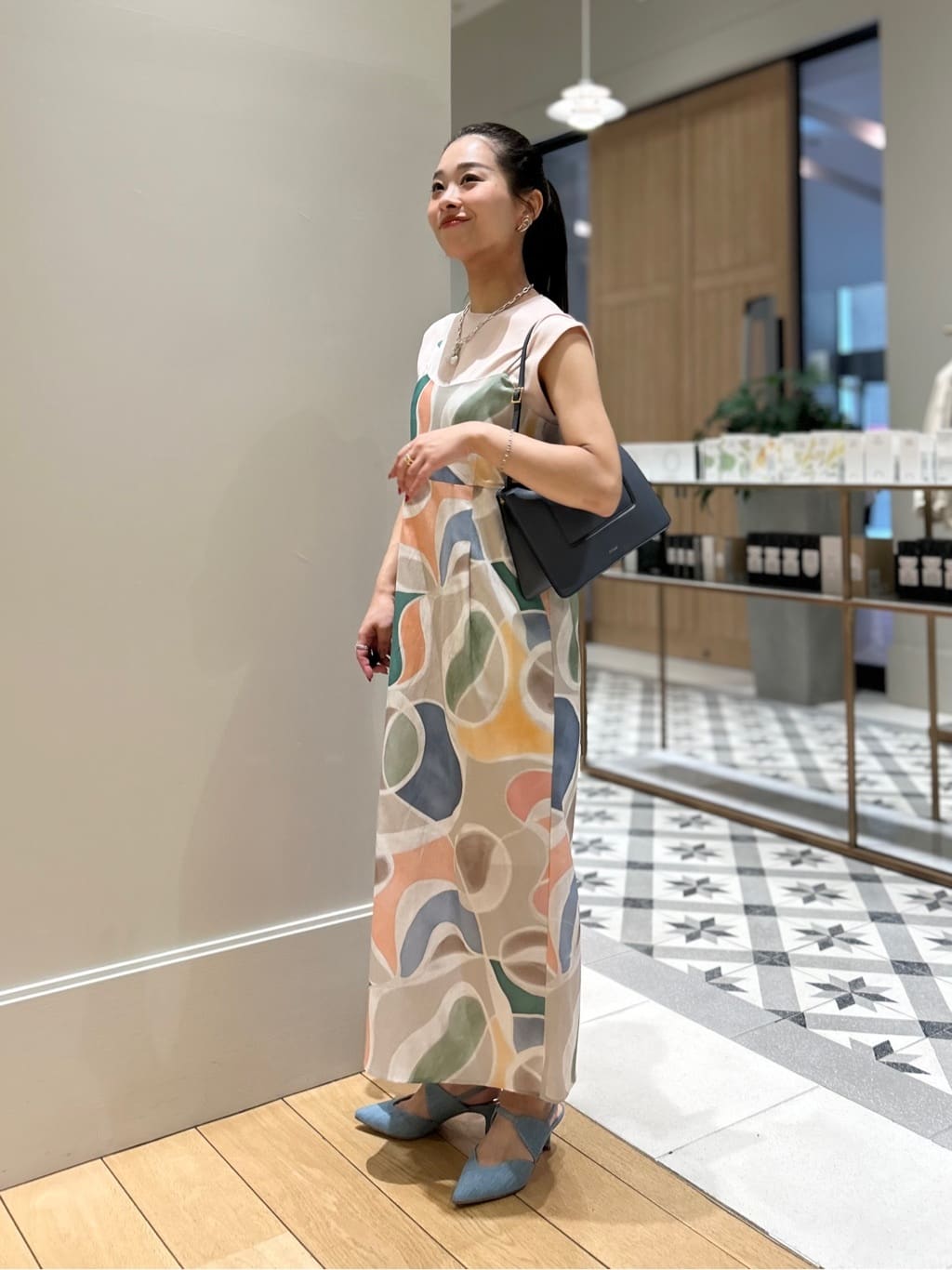 CABaN コットンカシミヤ ギンガムチェックカーディガン (ニット CABaN コットンカシミヤ ギンガムチェックカーディガン (ニット