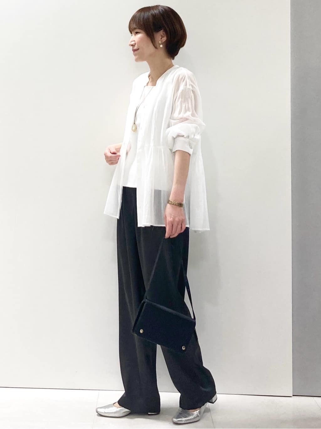 staff：157cm
着用サイズ：M