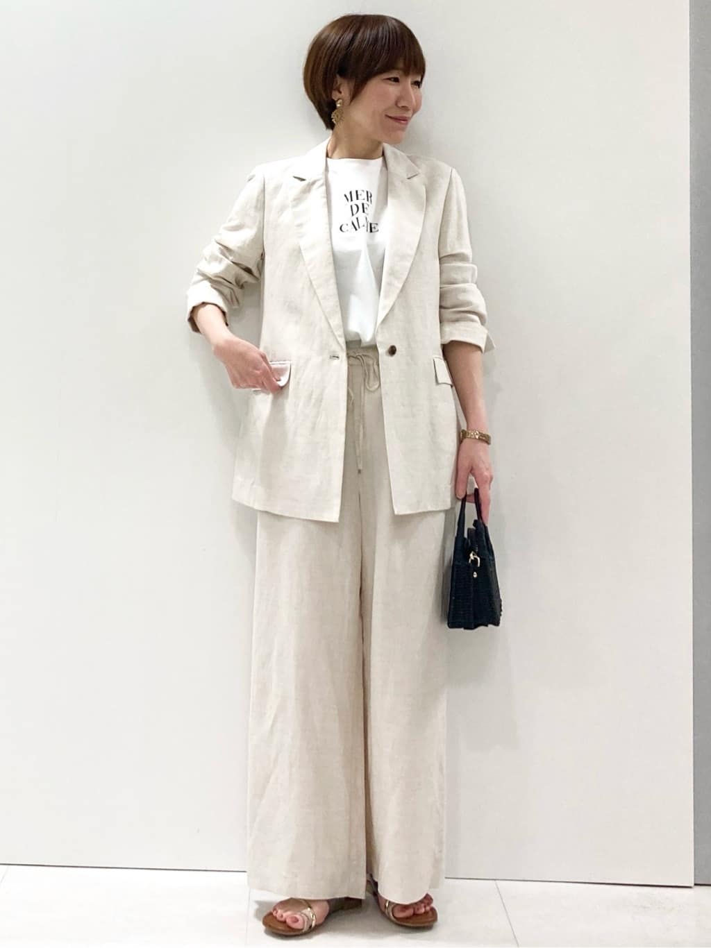 staff：157cm
着用サイズ：M