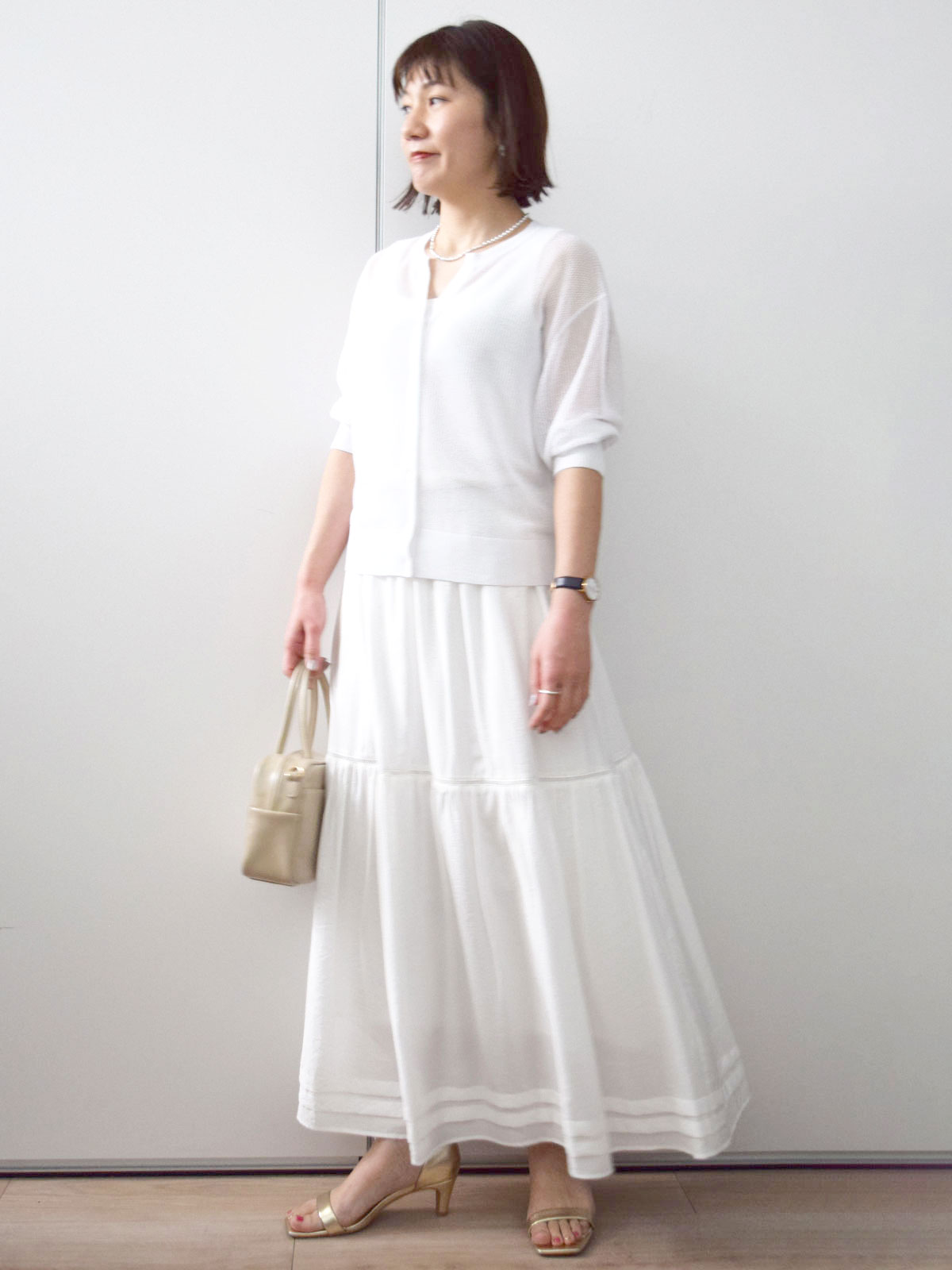 staff：163cm
着用サイズ：M