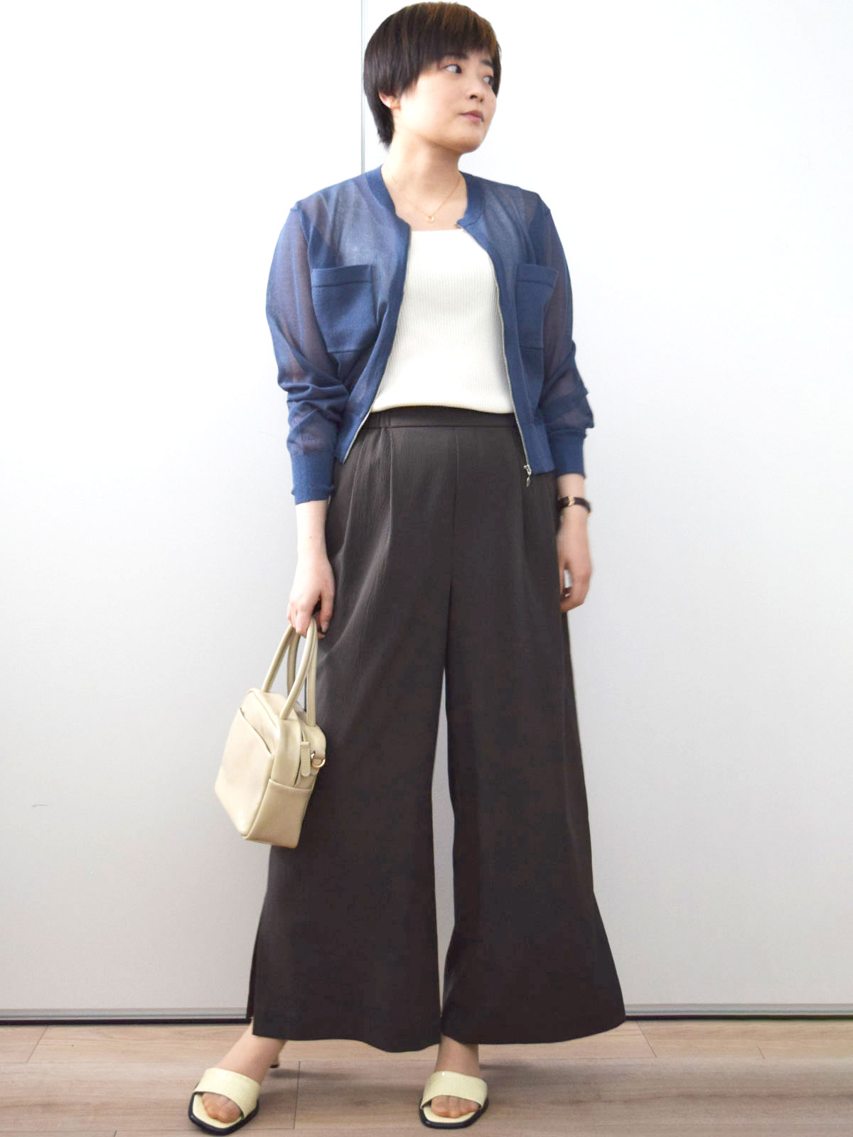 staff：158cm
着用サイズ：M