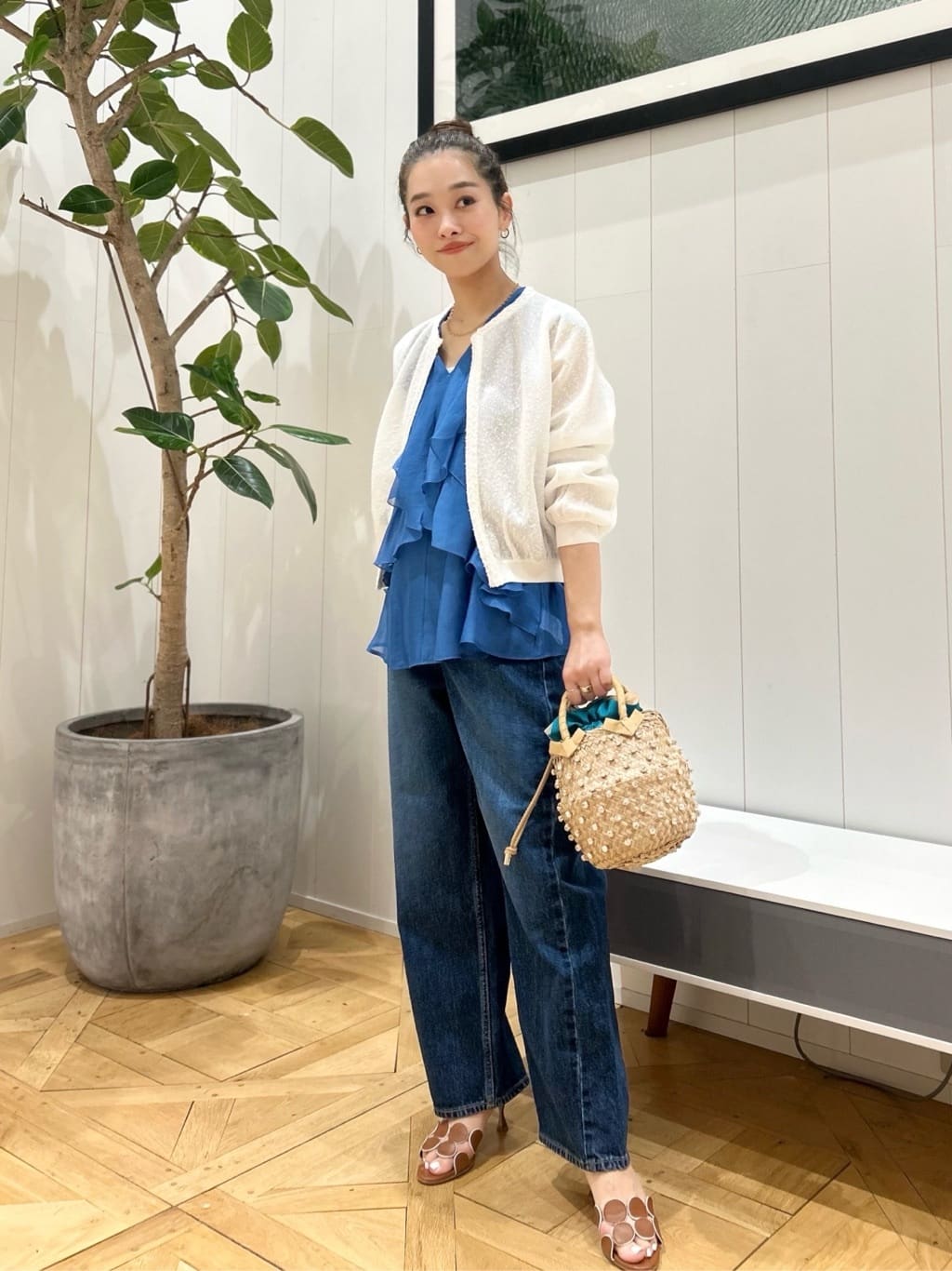 BAUM UND PFERDGARTEN シームディティール　デニムパンツ セール】 BAUM UND PFERDGARTEN シームディティールデニムパンツ