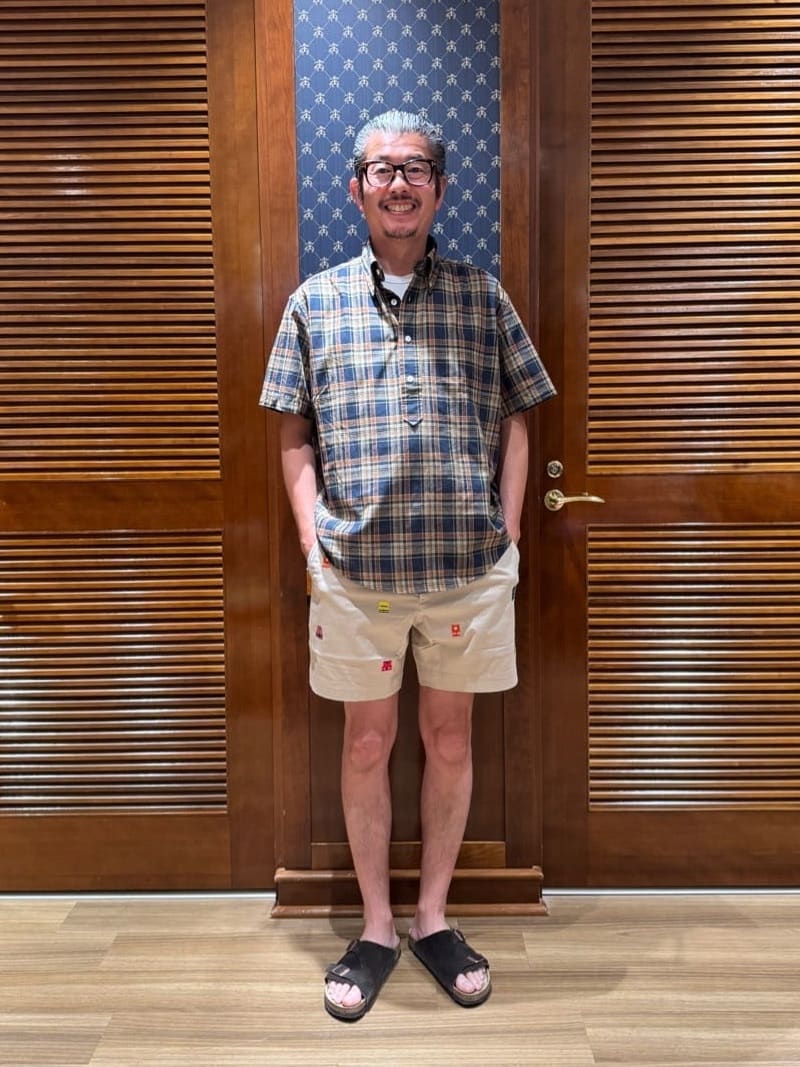 リクエスト値下リゾート美品GTA COMFORTグルガコットンリネンショート48 コットンリネングルカショーツ/CRAFT STANDARD BOUTIQUE