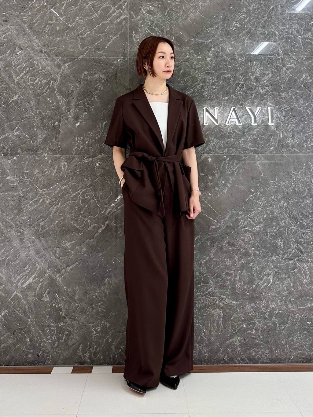 Green⌒☆☆様　SIEプリントイージーP ブラックA セットアップ対応商品】shade of night プリント イージーパンツ