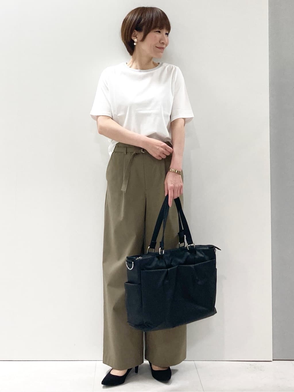 staff：157cm
着用サイズ：M