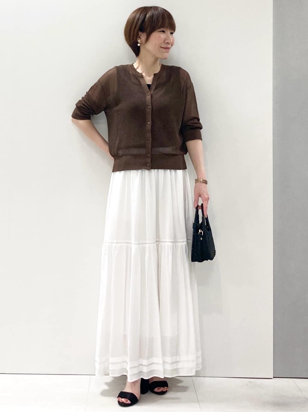 staff：157cm
着用サイズ：M