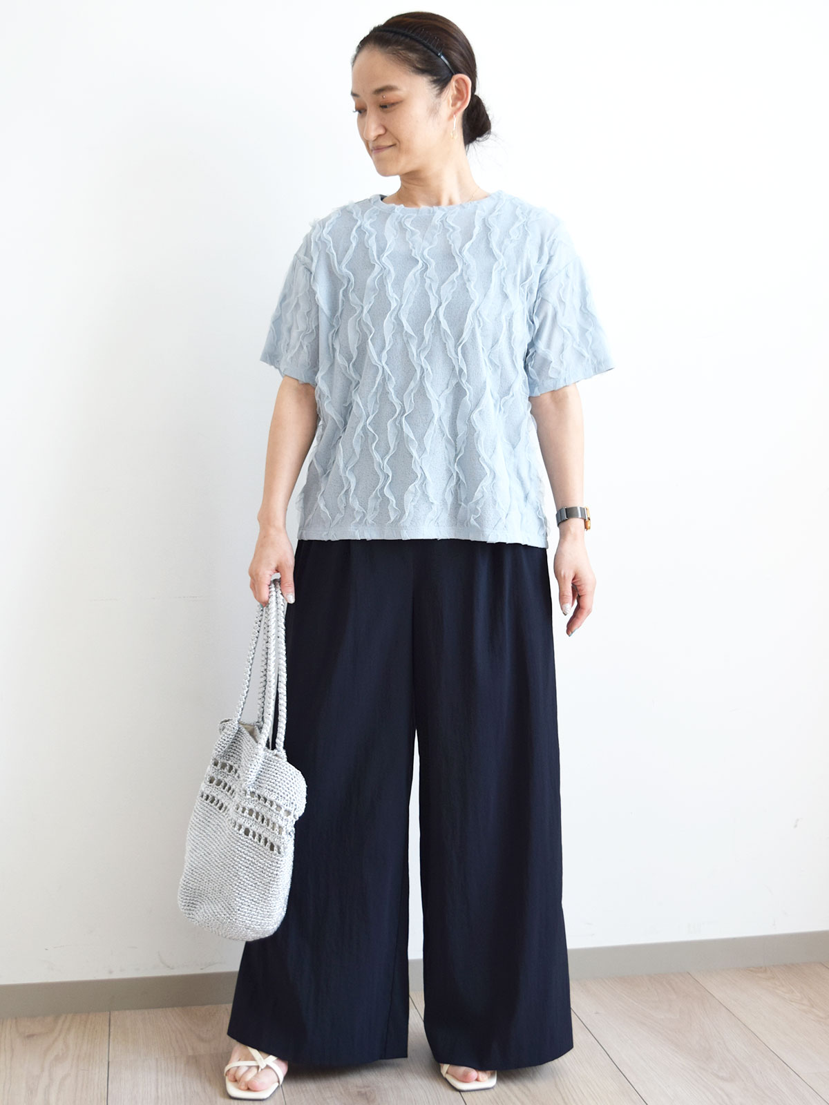 staff：151cm
着用サイズ：M