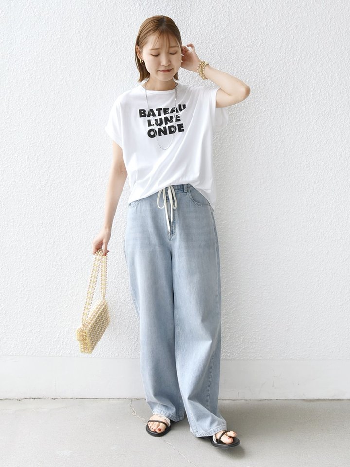 ローズペトール 半袖 プリント TEE （Tシャツ）｜SHIPS for