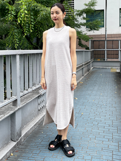 セール】 Seaside line dress （ドレス）｜three dots / スリードッツ