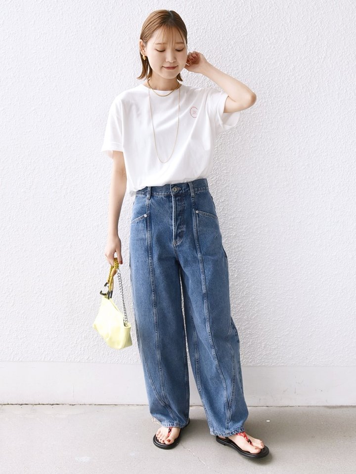 セール】 YOUNG&OLSEN:〈ウォッシャブル〉70s HIP JEANS フレア