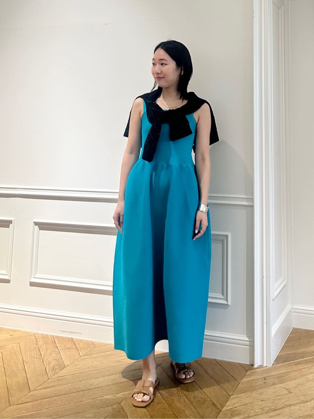 美品 allureville 24AW エコリブカットドッキングワンピース 美品 allureville 24AW エコリブカットドッキングワンピース