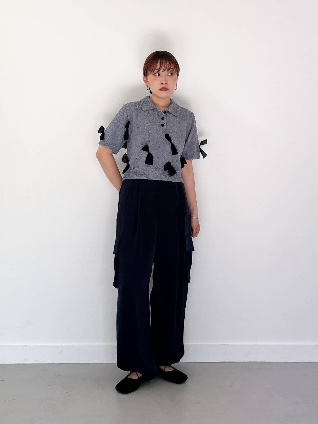 ニット セーター 「WEB限定」ルーズシルエットニットシャツ レディース WEB限定』ルーズシルエットニットシャツ[KEA6-22J160]｜URBAN