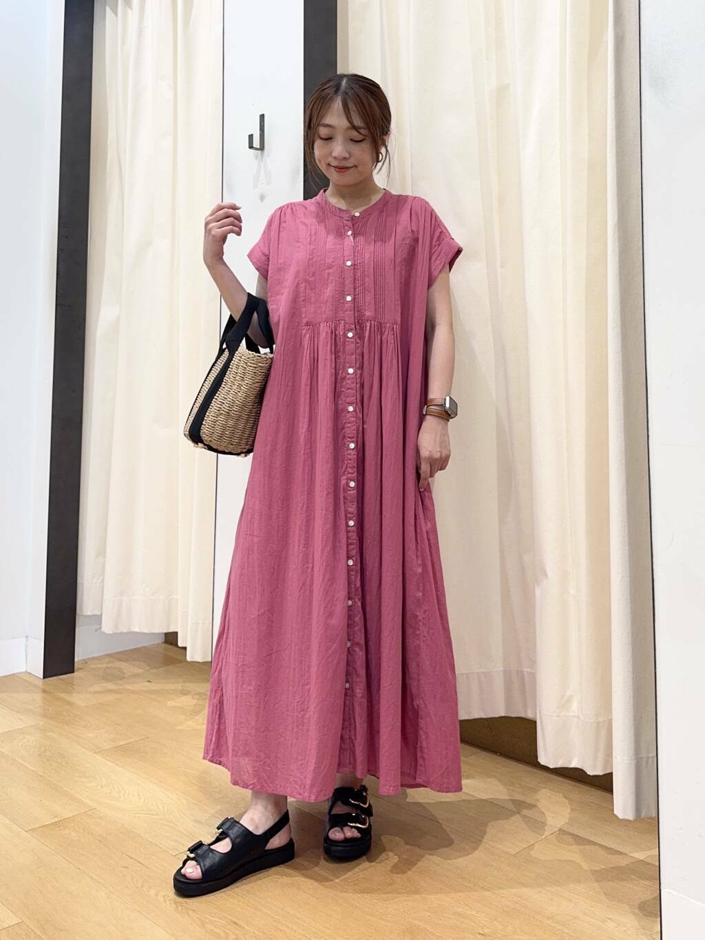 Belpaci ベルパーチ ひまわりエプロン エプロンドレス ワンピース さえら Belpaci ベルパーチ ひまわりエプロン エプロンドレス