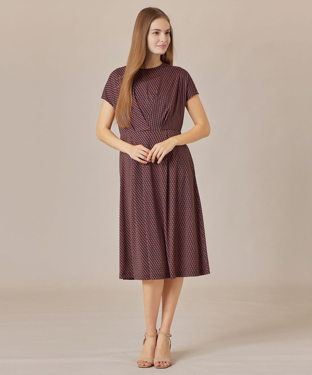 新品マッキントッシュ【婦人画報掲載】ライトウールワンピースMサンプル69300円 L】【婦人画報掲載】ライトウールワンピース(ワンピース