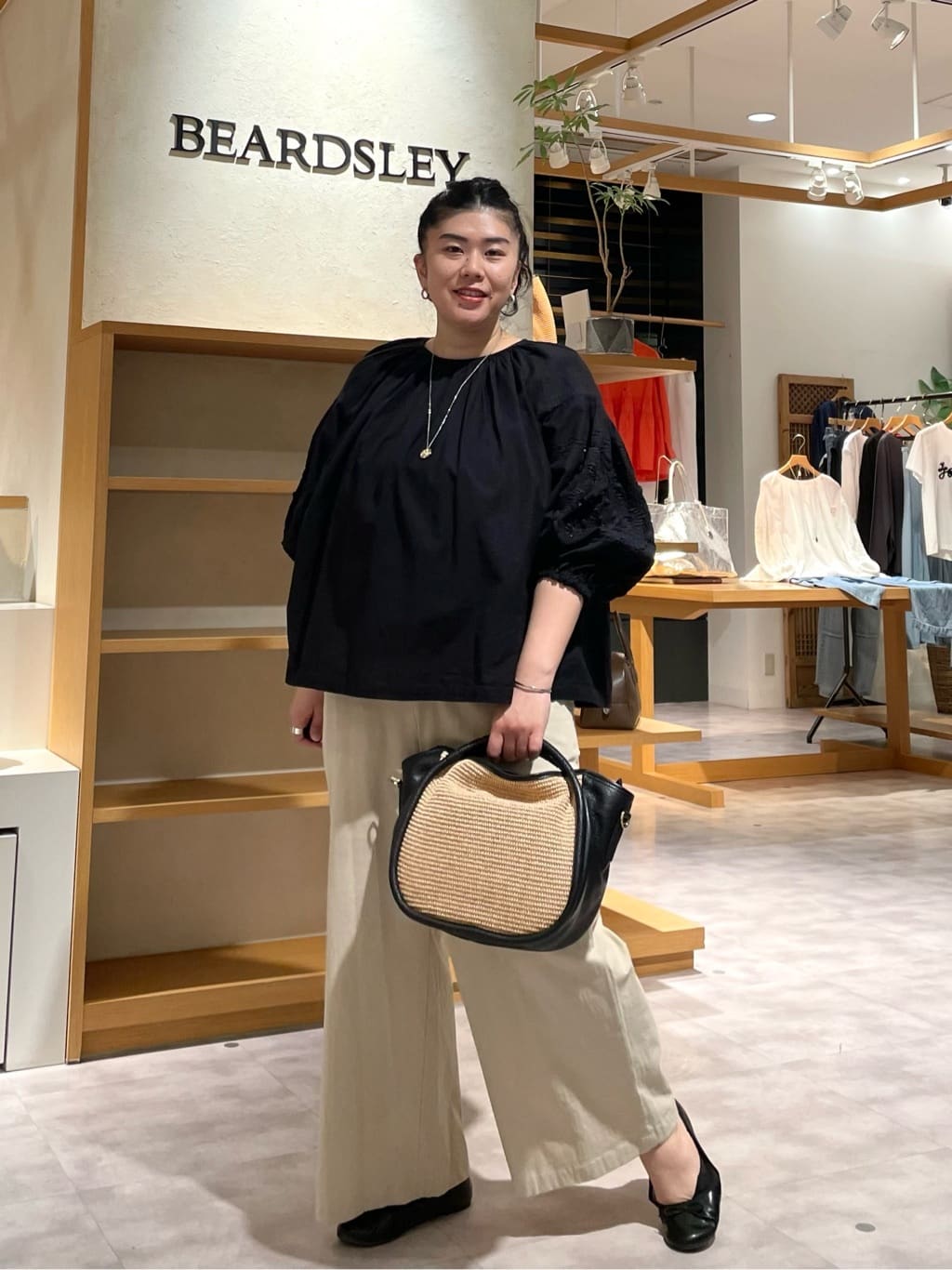 BEARDSLEY シャドーチェックチュニック シャドーチェックチュニック （シャツ・ブラウス）｜BEARDSLEY