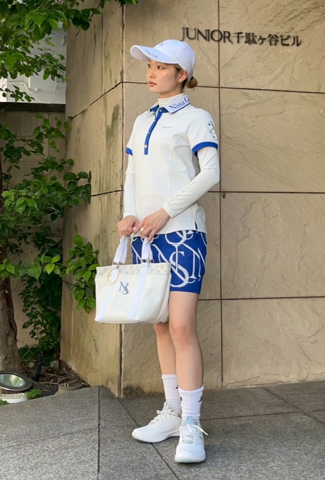 NS23 par Nissa Golf / エヌエス23・パー・ニッサゴルフ 【林菜乃子プロ着用】【レディース】トゥルーボーテストレッチ長袖モックネック 林菜乃子プロ着用】【レディース】トゥルーボーテストレッチ長袖