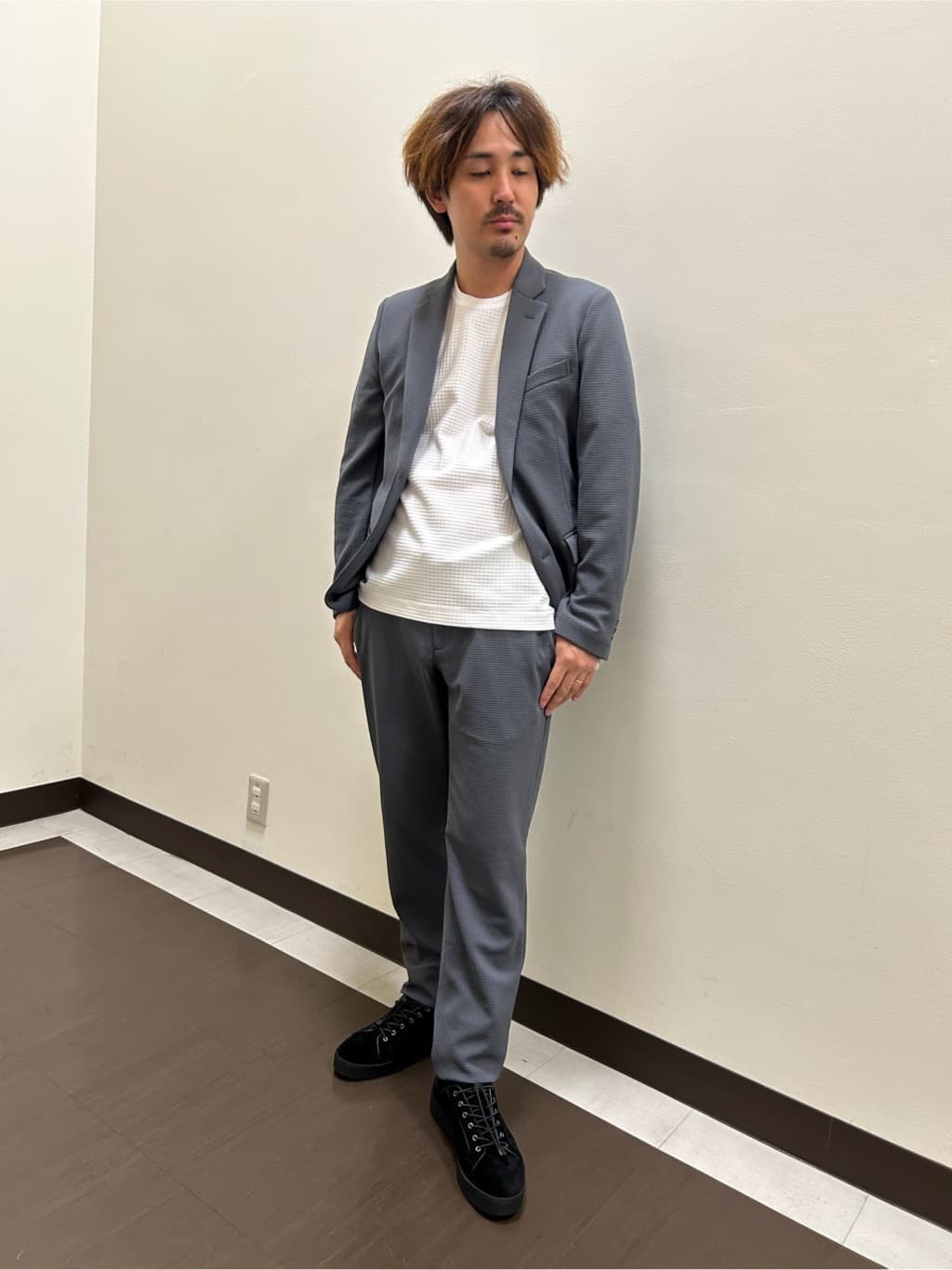 セール】 ポリエステルニットダブルジャケット （その他トップス