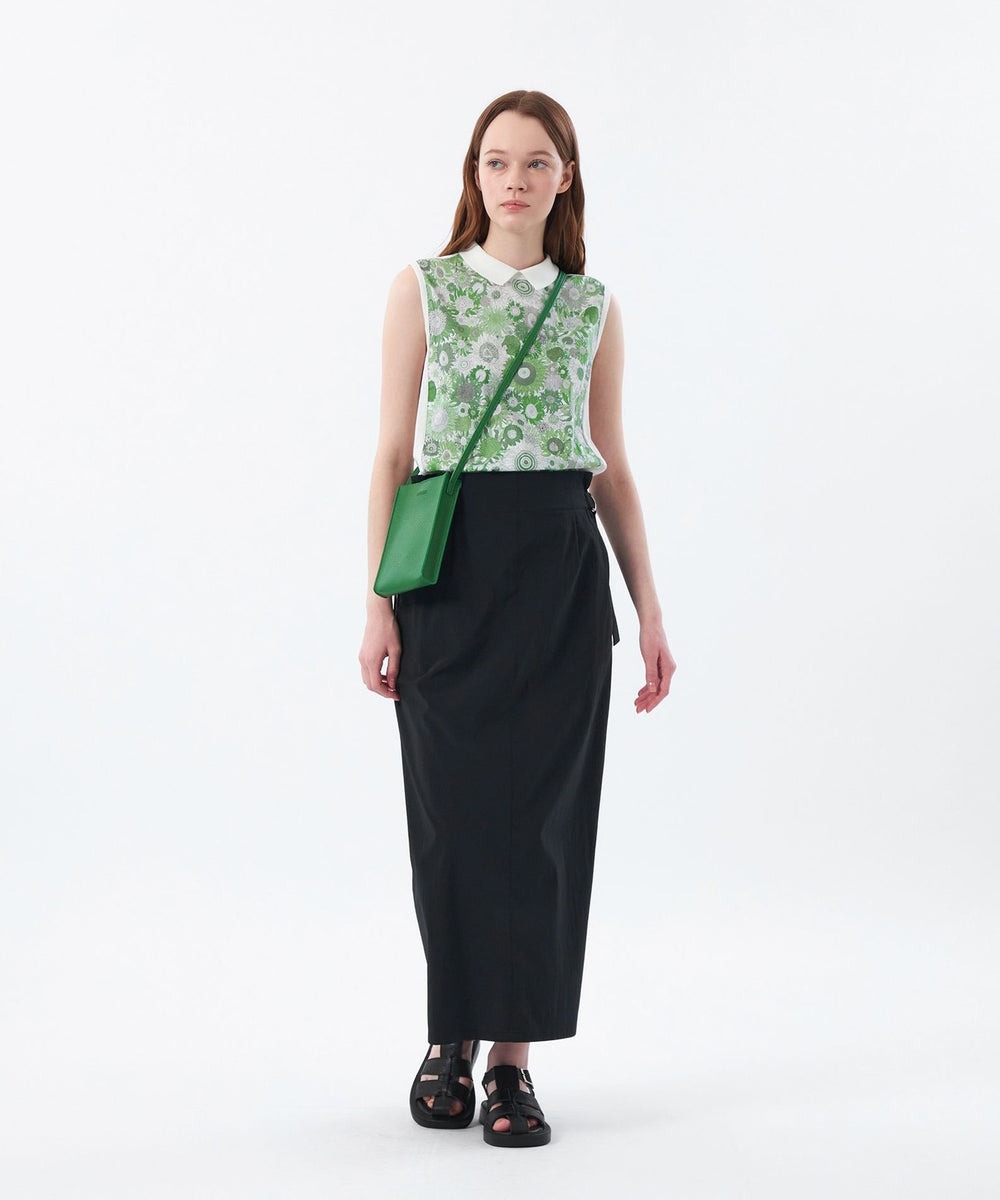 タグ付き新品未使用　マッキントッシュフィロソフィー　リネンロングスカート コットンリネンデニムロングスカート（H5S12503＿＿