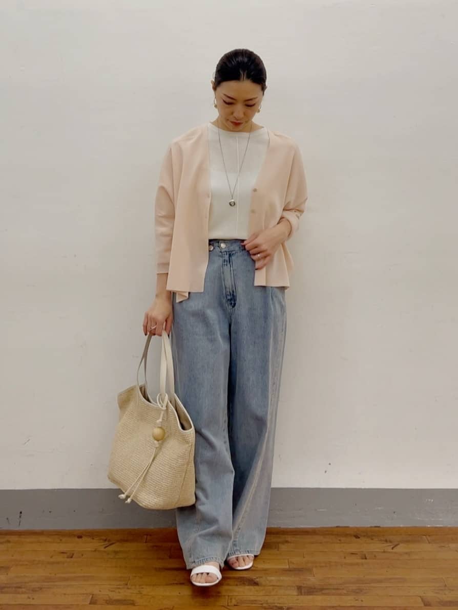 リネン裾レースカーデ （カーディガン・ボレロ）｜BEARDSLEY