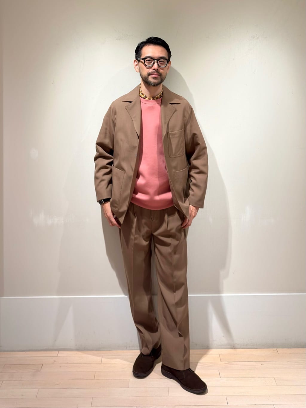 セール】 BARBA EASY J1ウールシルクリネン シングルブレス