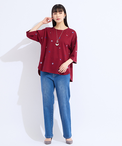 【M～4Lサイズ】　高級感と新鮮さをかねそなえたコンテンポラリーでシャープなエレガンスコーディネートを提案します。　