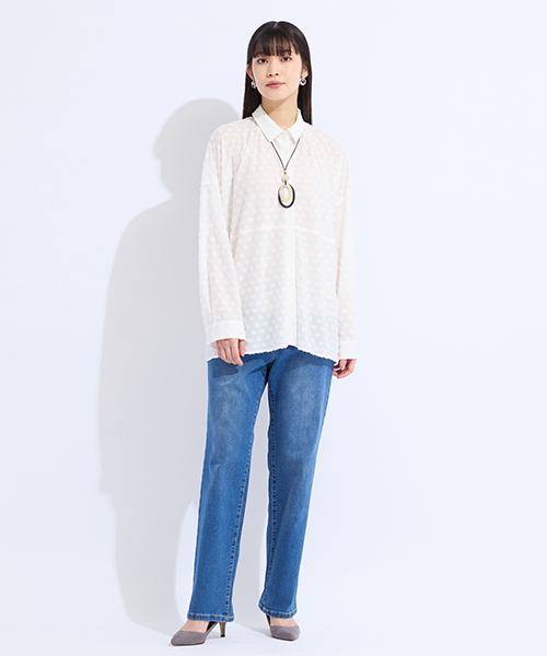 【M～4Lサイズ】　高級感と新鮮さをかねそなえたコンテンポラリーでシャープなエレガンスコーディネートを提案します。　