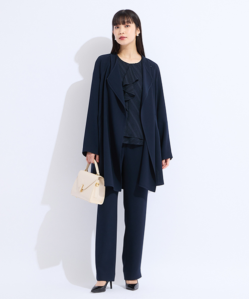 【M～4Lサイズ】　高級感と新鮮さをかねそなえたコンテンポラリーでシャープなエレガンスコーディネートを提案します。　