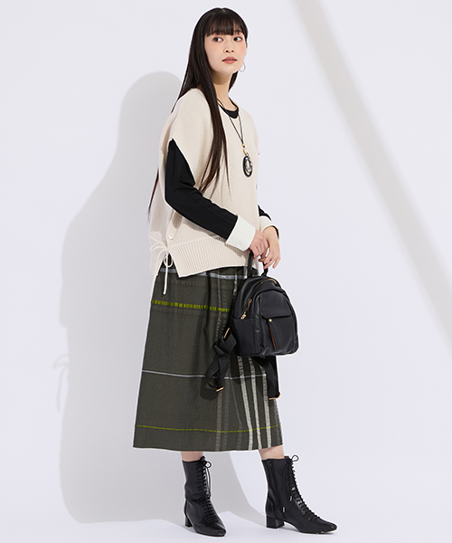 【M～4Lサイズ】　高級感と新鮮さをかねそなえたコンテンポラリーでシャープなエレガンスコーディネートを提案します。　