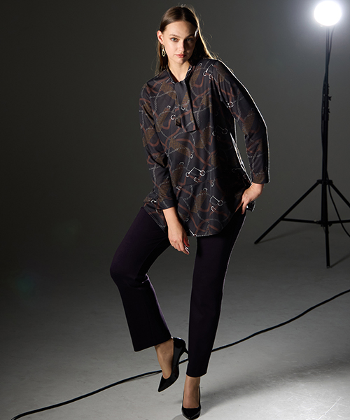 【M～4Lサイズ】　高級感と新鮮さをかねそなえたコンテンポラリーでシャープなエレガンスコーディネートを提案します。　