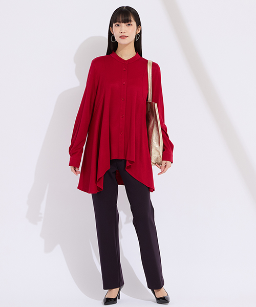 【M～4Lサイズ】　高級感と新鮮さをかねそなえたコンテンポラリーでシャープなエレガンスコーディネートを提案します。　