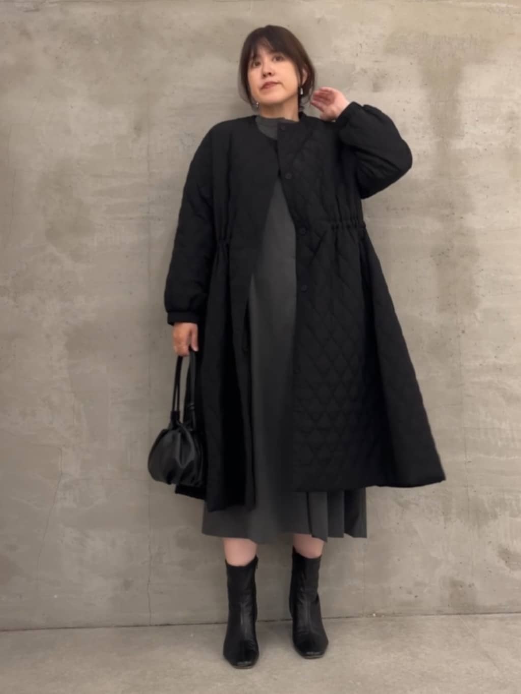 後ろぷっくりウールショートコート （その他アウター）｜BEARDSLEY