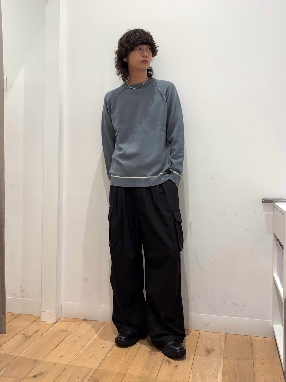 ワンポイントのロゴが
程よくスタイリングのアクセントに。
配色もかわいい〇