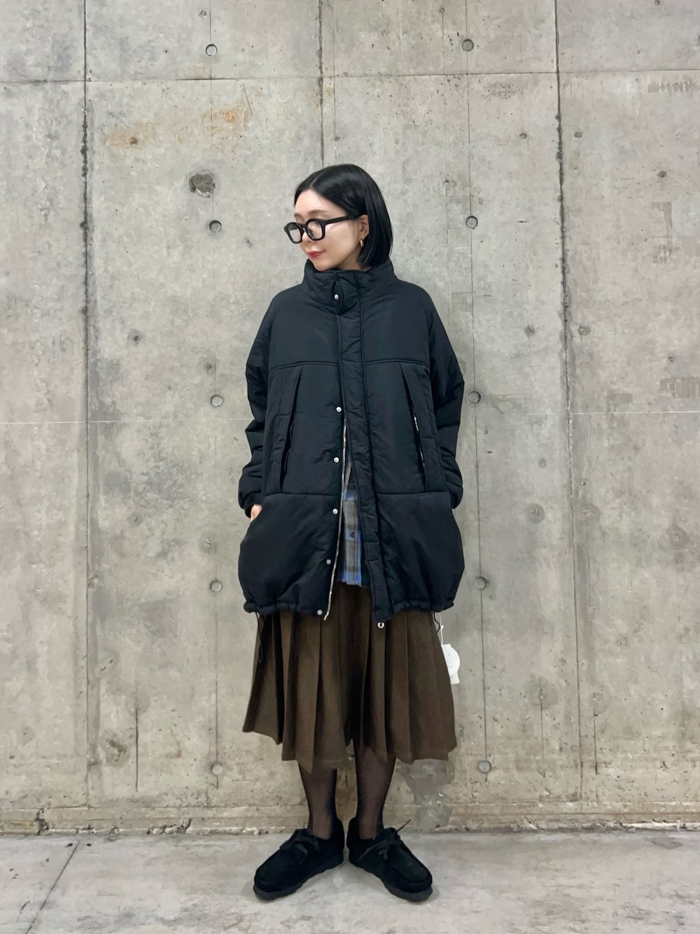 あったか中綿コート♩
軽くて着心地も抜群！お尻まで隠れる丈感で防寒対策〇