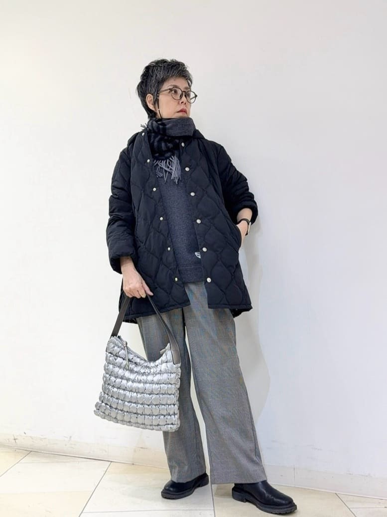 TAION×LIMONTA•*¨*•.¸¸♬今年はフード取り外しが可能。トレンドスウェットのインナーでラフな着こなしもgood。【モデル身長：164cm】