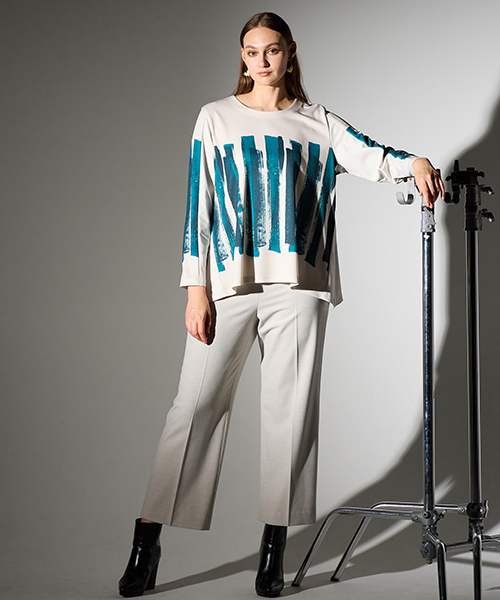 【M～4Lサイズ】　高級感と新鮮さをかねそなえたコンテンポラリーでシャープなエレガンスコーディネートを提案します。　