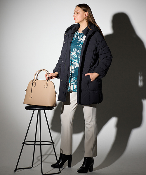 【M～4Lサイズ】　高級感と新鮮さをかねそなえたコンテンポラリーでシャープなエレガンスコーディネートを提案します。　