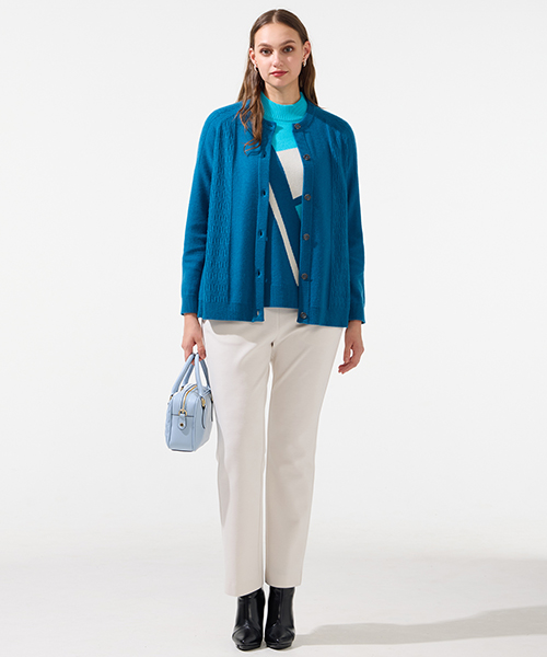 【M～4Lサイズ】　高級感と新鮮さをかねそなえたコンテンポラリーでシャープなエレガンスコーディネートを提案します。　