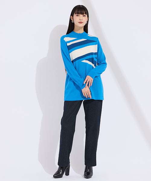 【M～4Lサイズ】　高級感と新鮮さをかねそなえたコンテンポラリーでシャープなエレガンスコーディネートを提案します。　